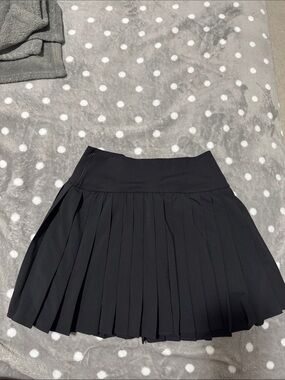 Offline By Aerie Black Pleated Mini Skirt